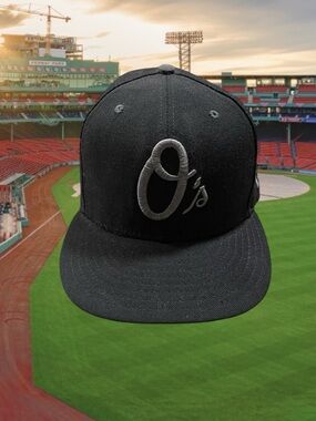 Vintage New Era Baltimore Orioles Embroidered Fitted Hat